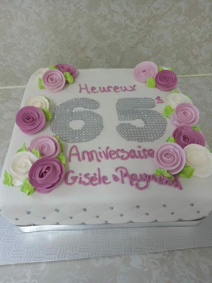 Gâteau 65 ans Mercier
